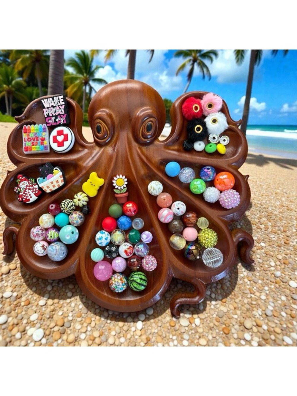 Lot Of 55+ Beads, Focals, & Spacers For Beadable Pens Etc.  #53